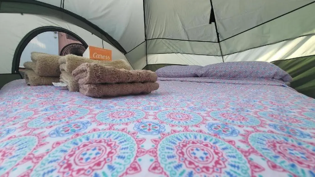 Mi Casa-Su Casa Glamping Campsite 65 Cash-Paypal-Visa-Mc 10Ft Tent-Rental Mosquito Net Protected - W Fruit Trees Secret Garden Forest W Queen Inflat-Bed Linens-Fan -5 Minutes Walk Jak Biobay Tour Station, Restaurants-Esperanza-Sun-Bay-Black Sand Beac بييكيس بورتوريكو